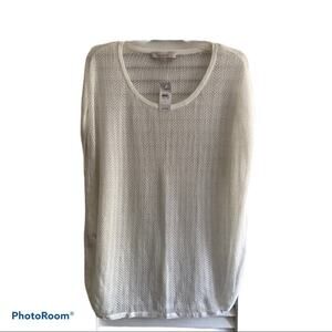 Wavy pointelle tunic